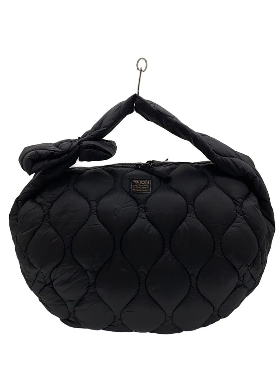 TAION Shoulder Bag Nylon Black Solid Color BBG02ALSML-1-L
