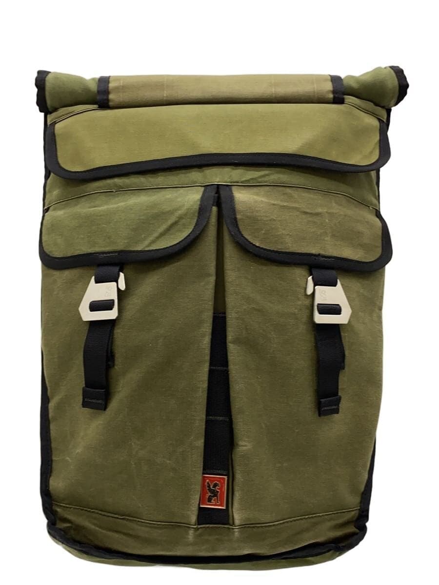 CHROMEIVAN Roll-Top Backpack Made in the USA Backpack Canvas KHK Some wear on
