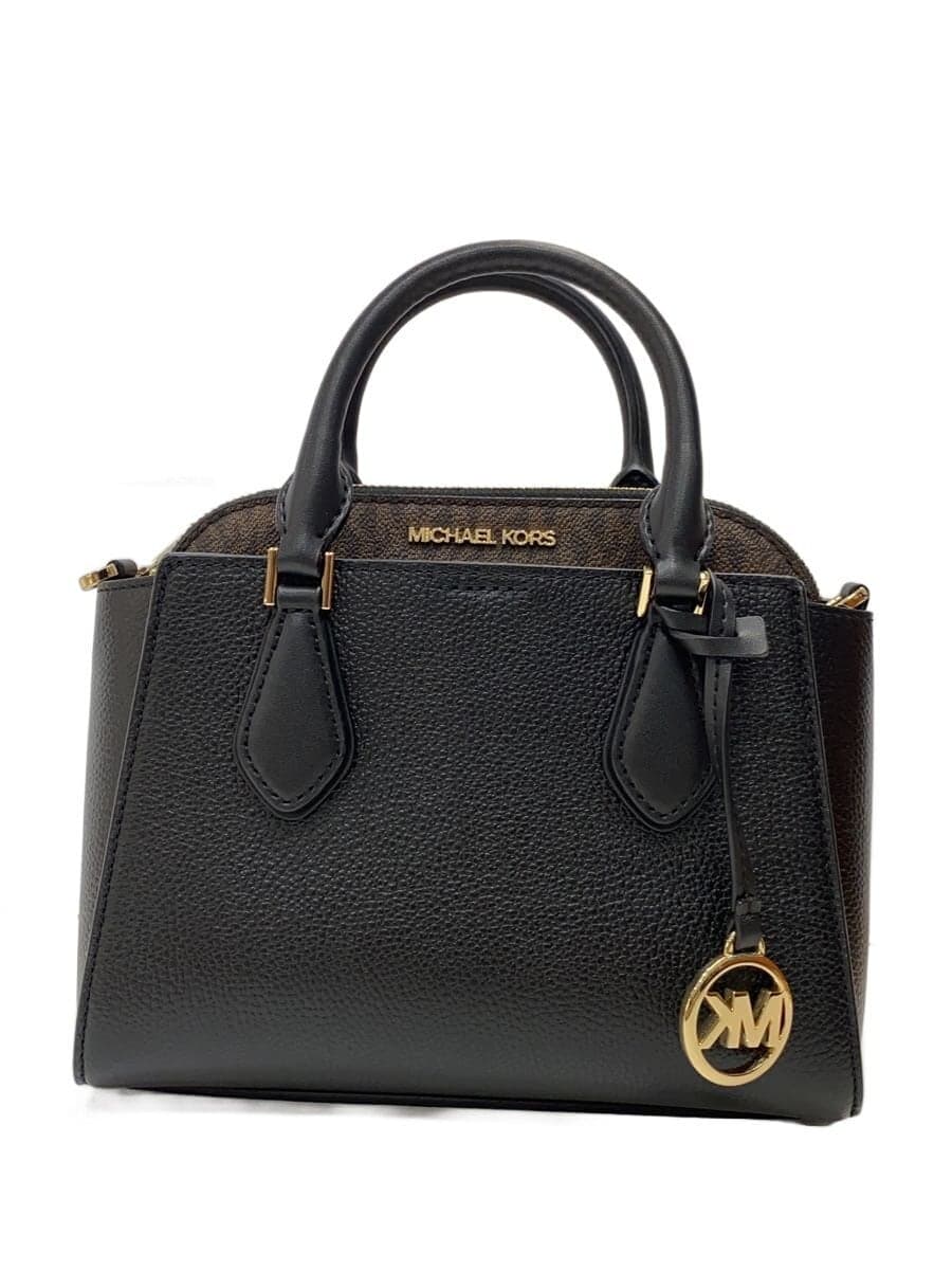 MICHAEL KORS Shoulder Bag Leather BLK 35F0GDIC1L