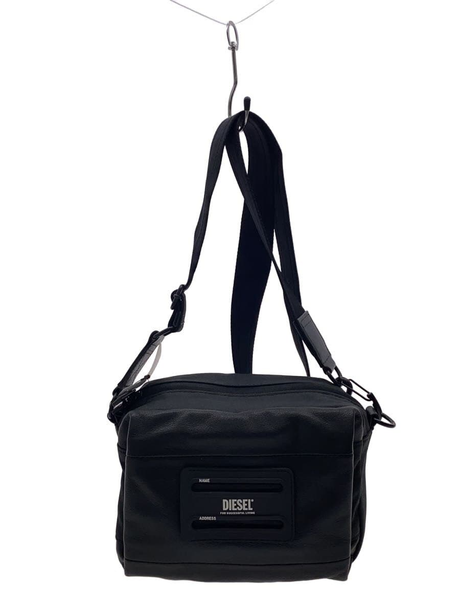 DIESEL Shoulder Bag Leather BLK