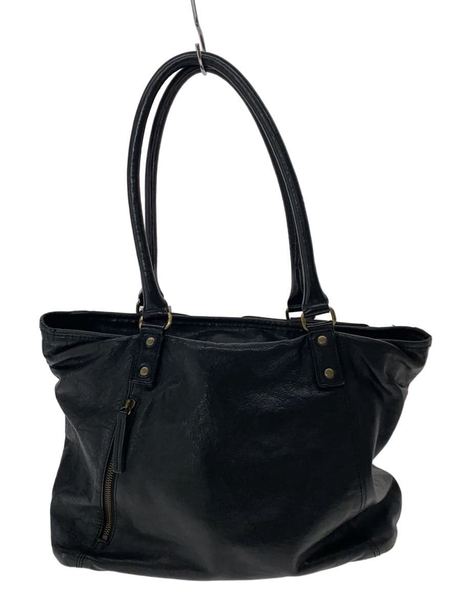 Chelica Tote Bag Leather BLK Solid