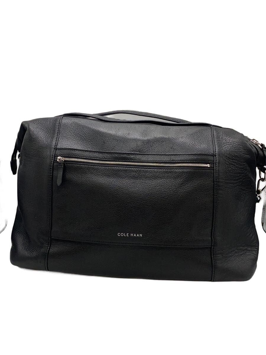 COLE HAAN shoulder bag cowhide BLK plain U04394