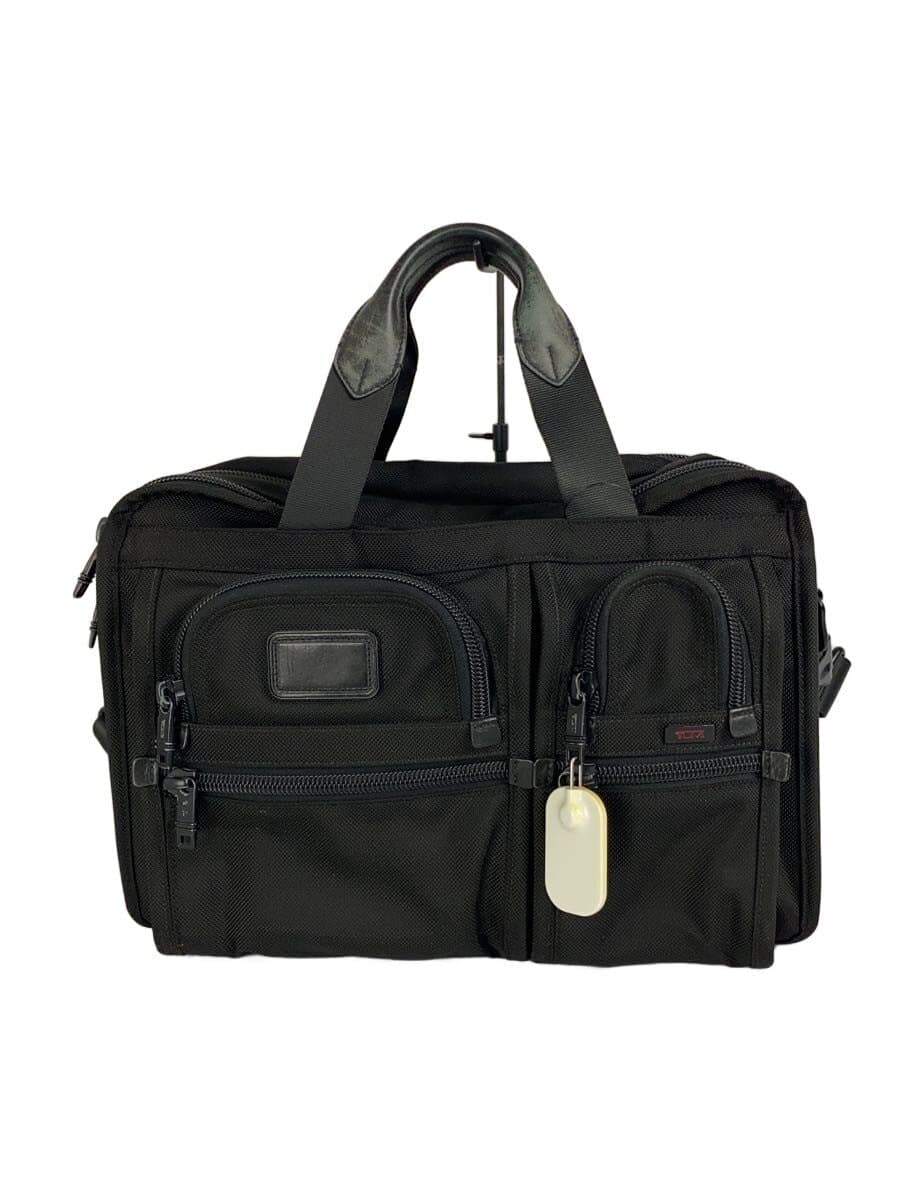 TUMI business bag PVC black plain