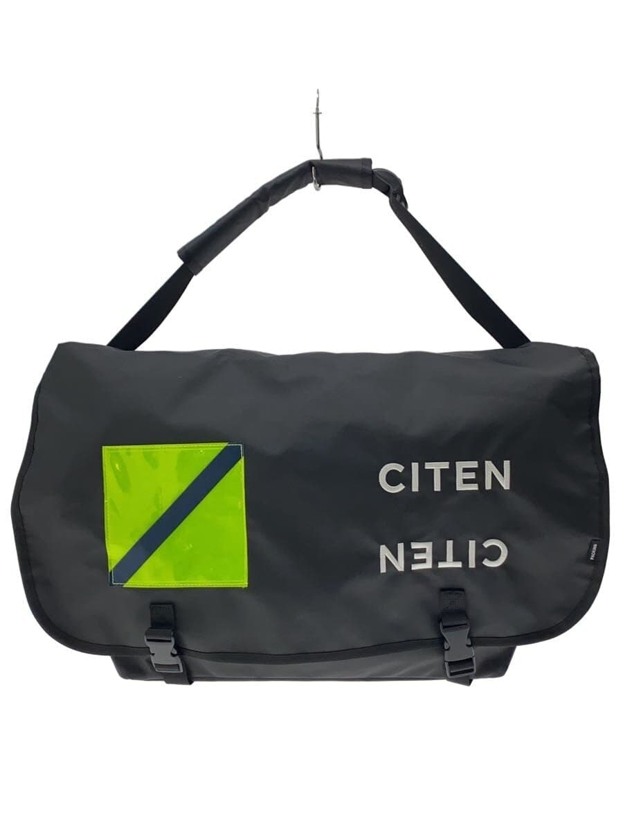 CITEN Messenger Bag Nylon BLK Solid PACKING