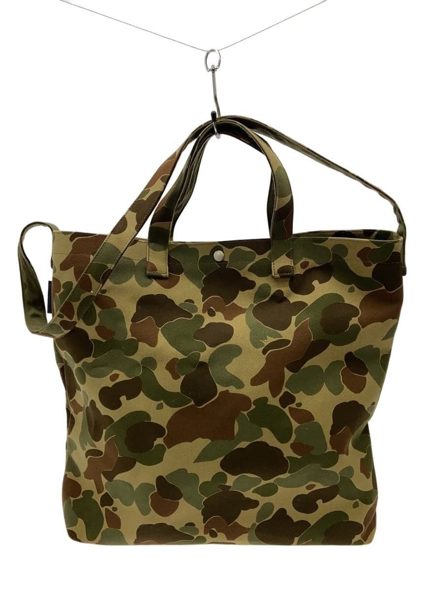 COMME des GARCONS HOMME Tote Bag Cotton KHK Camouflage HE-K 203