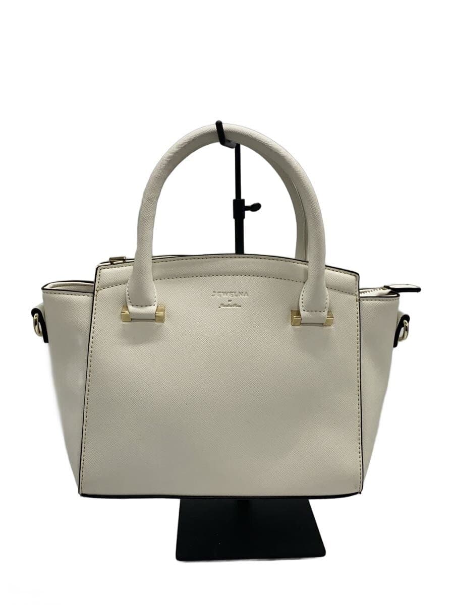 Jewelna Rose Shoulder Bag WHT Solid