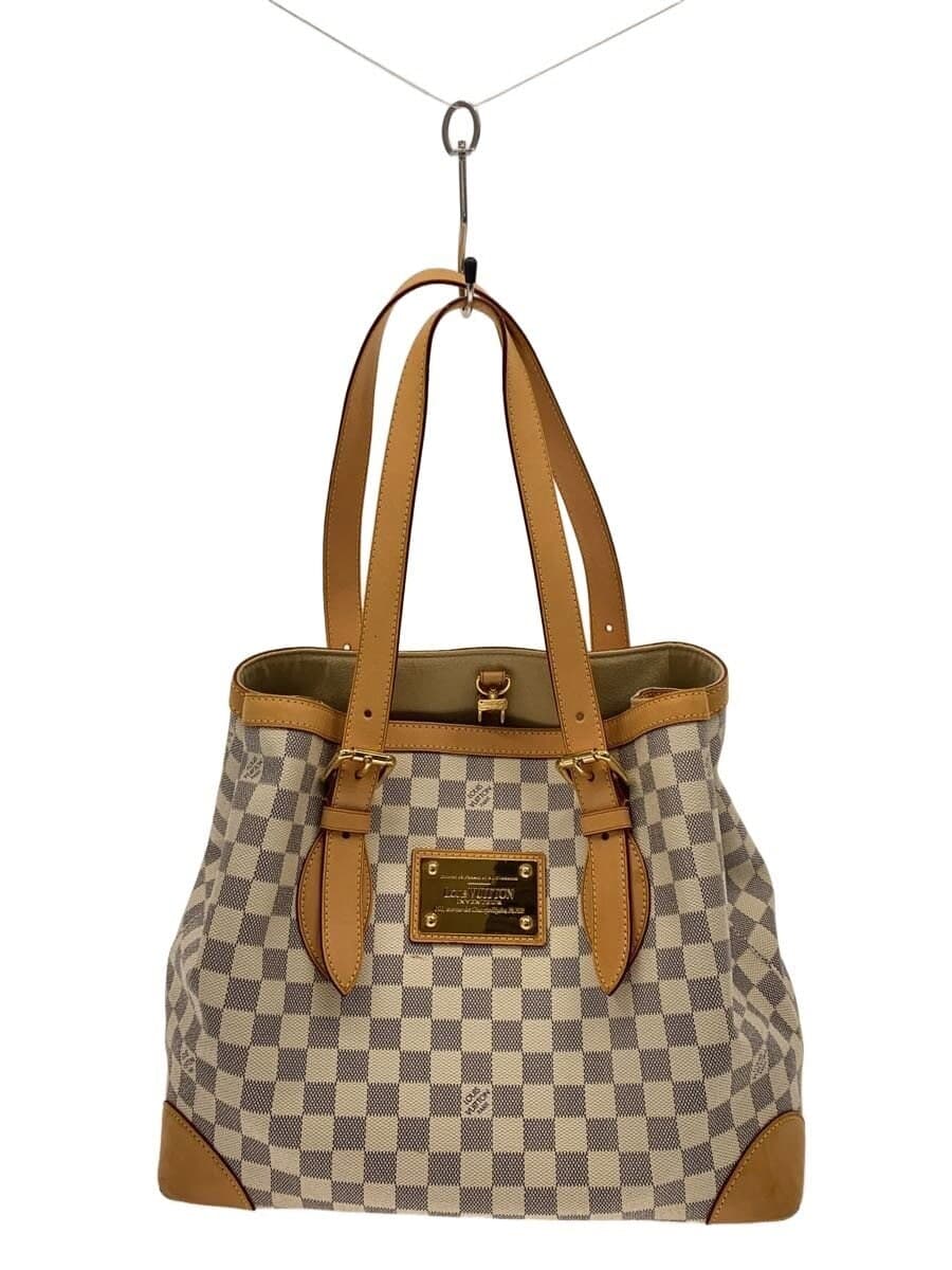 LOUIS VUITTON Hampstead MM_Damier Azur PVC WHT