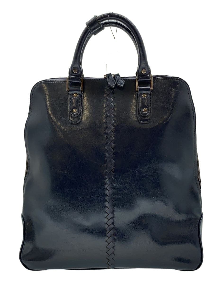 youta Doctor Bag 2-Way Backpack Leather NVY Solid