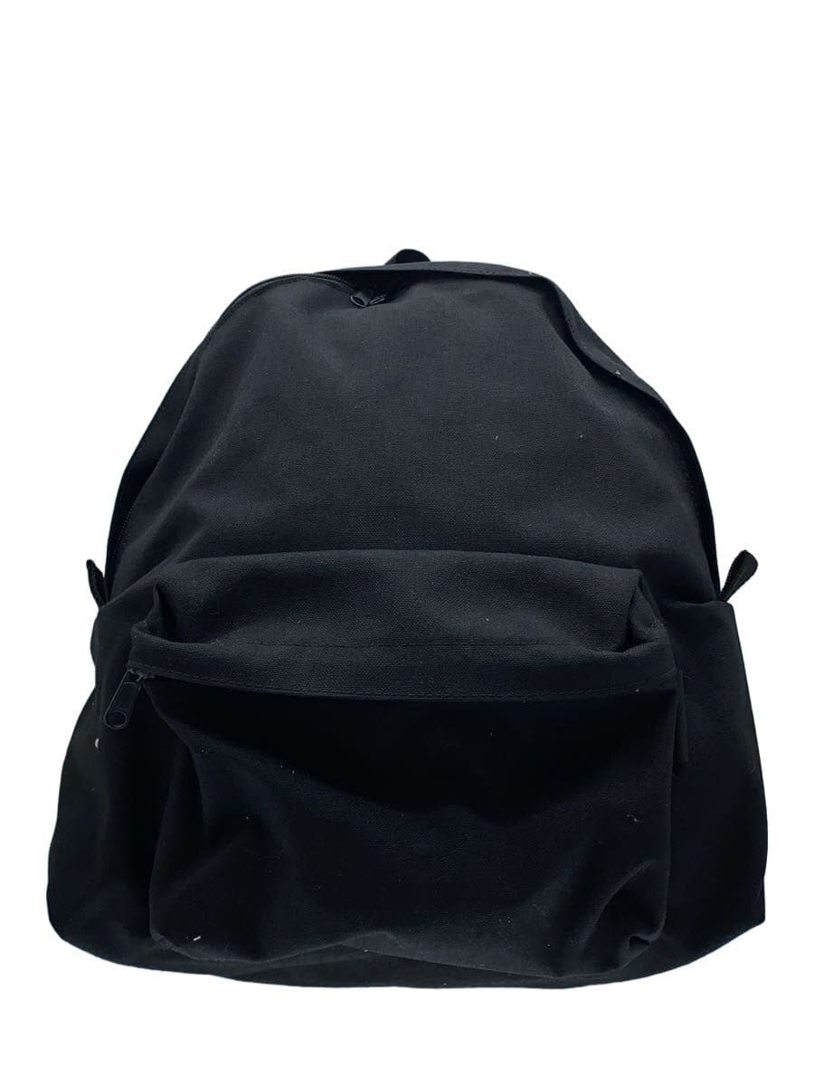 COMME des GARCONS HOMME PLUS Daypack Nylon BLK Solid PZ-K206 Leather Reinforced Inside Zip Pocket