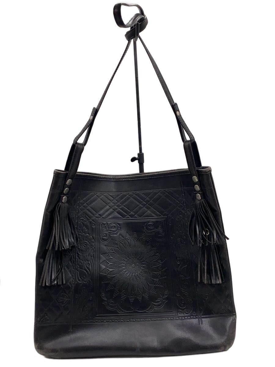Other Brand BEAUGESTE Shoulder Bag Leather BLK Solid