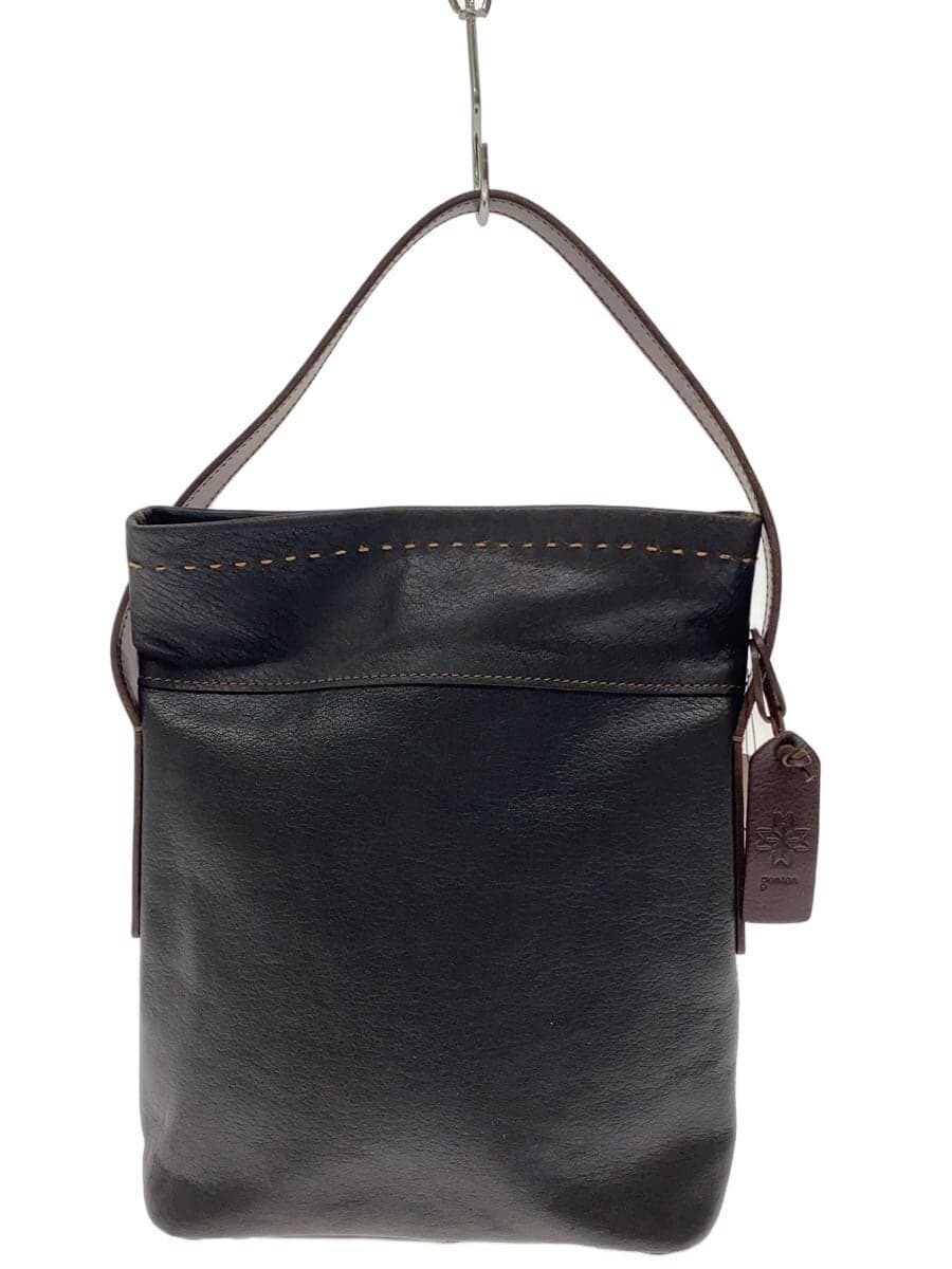 GENTEN Shoulder Bag Leather BLK