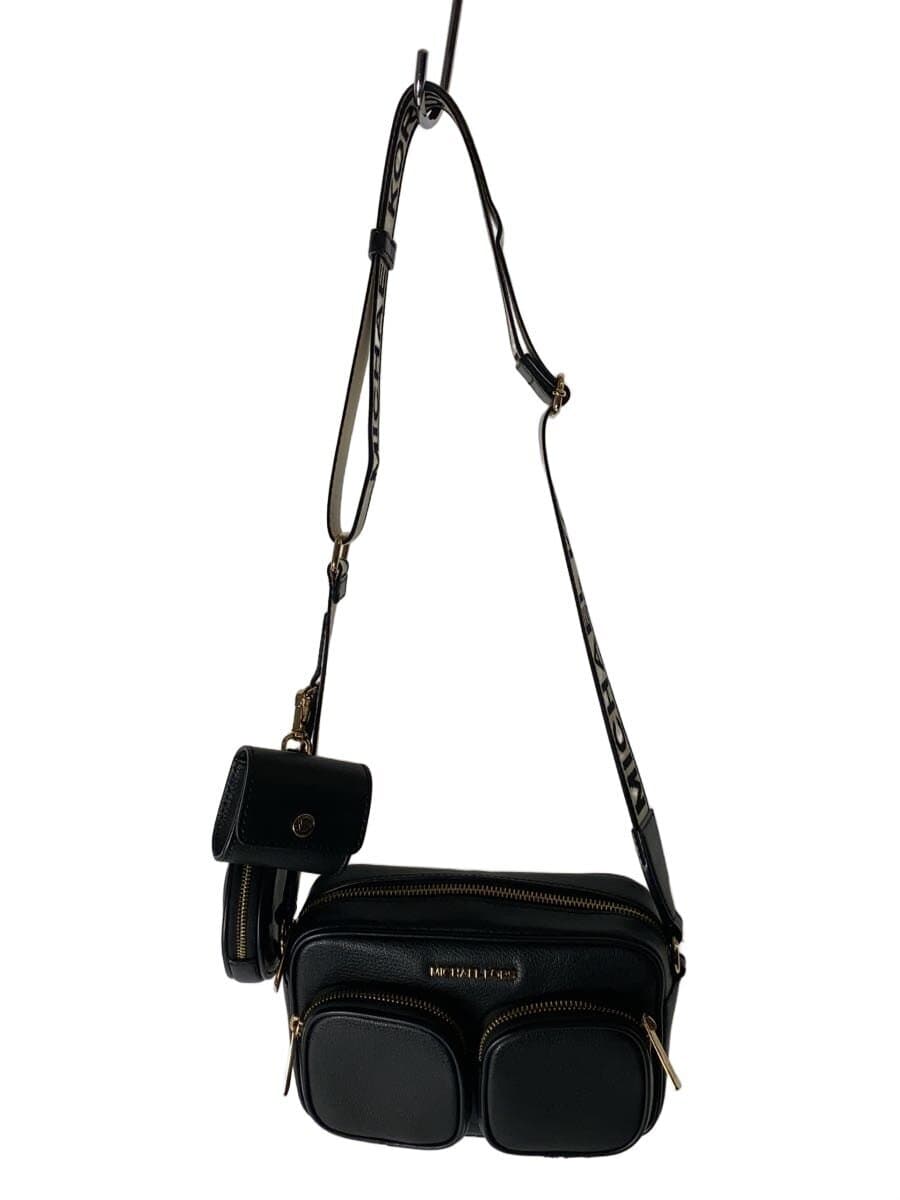 MICHAEL KORS Shoulder Bag Leather BLK 35s2gttc6l