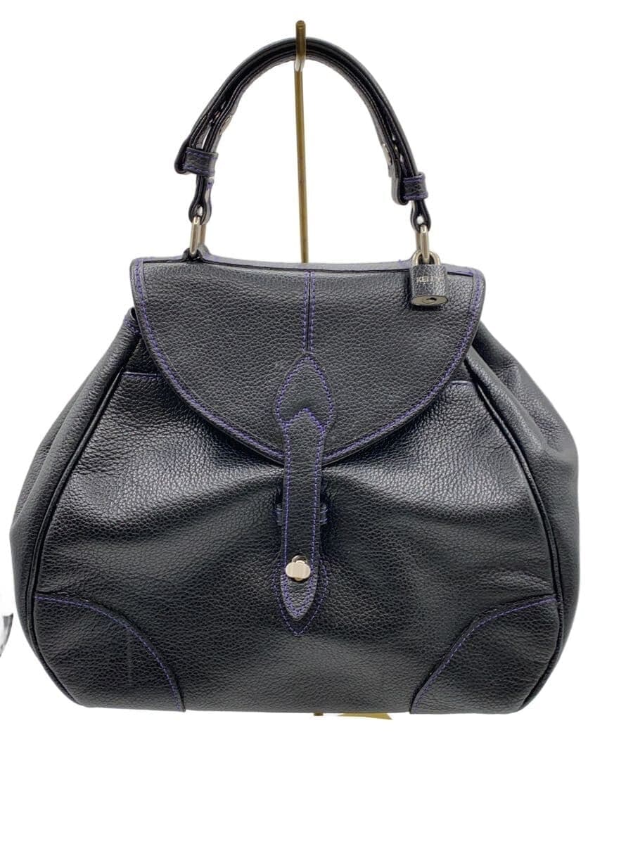 KENZO Handbag Leather BLK