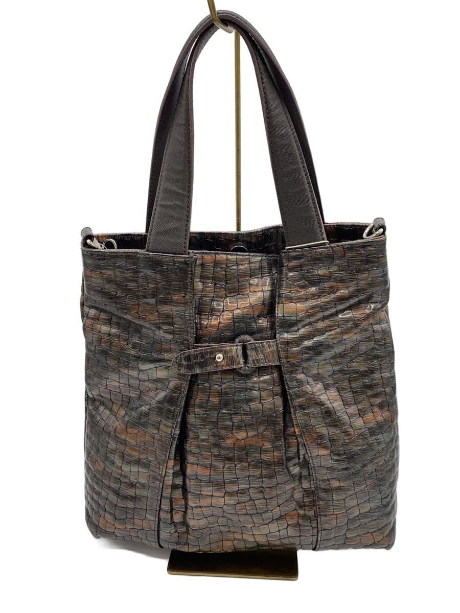 Other Brand Patti Patti Tote Bag Leather BRW Animal