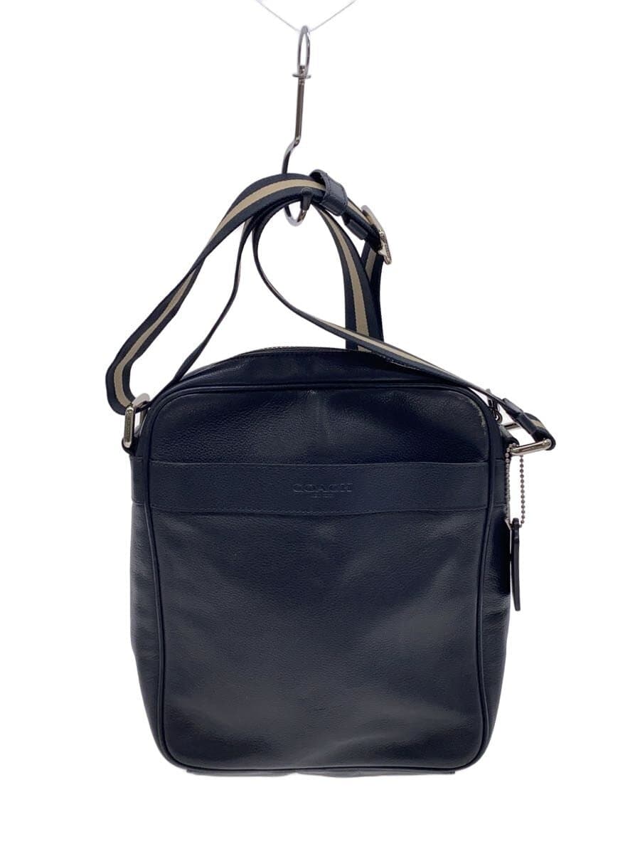 COACH Shoulder Bag - All Leather Leather NVY F54782