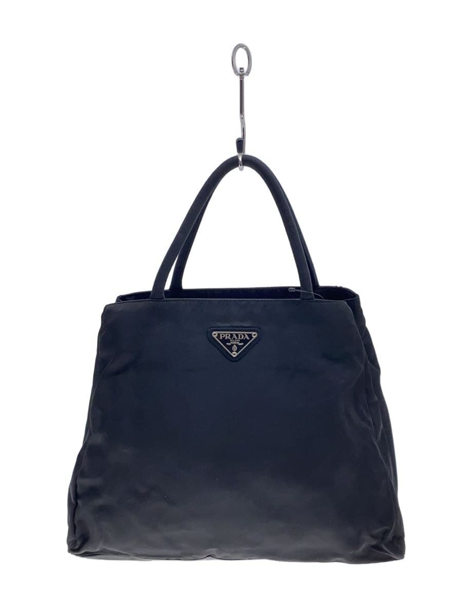 PRADA handbag nylon black plain
