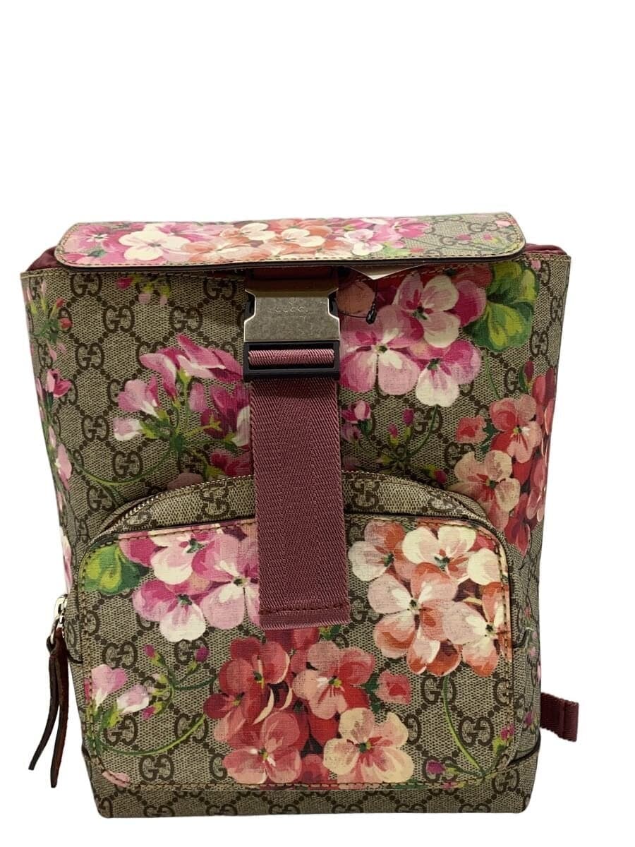 GUCCI Backpack_GG Blooms Canvas BEG 410544 KU2BN 8693