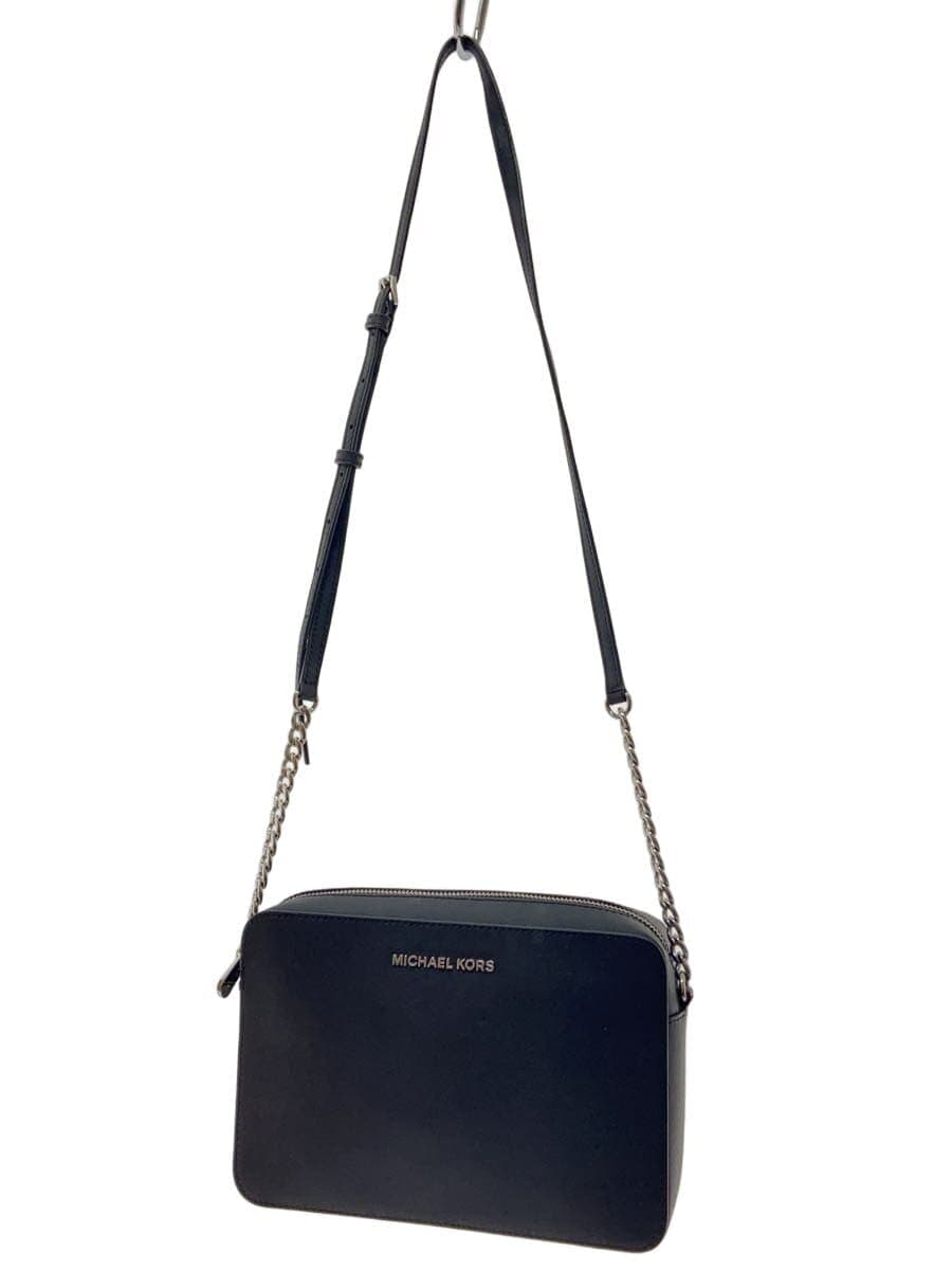 MICHAEL KORS Shoulder Bag Leather BLK 35F8STTC9L