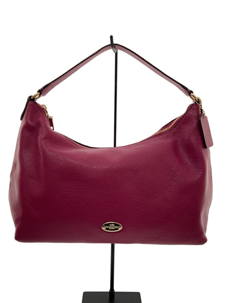 COACH Shoulder Bag - All Leather Leather PNK F36628