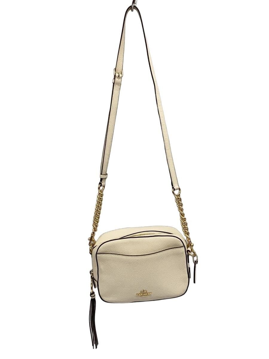 COACH Camera Bag Leather WHT