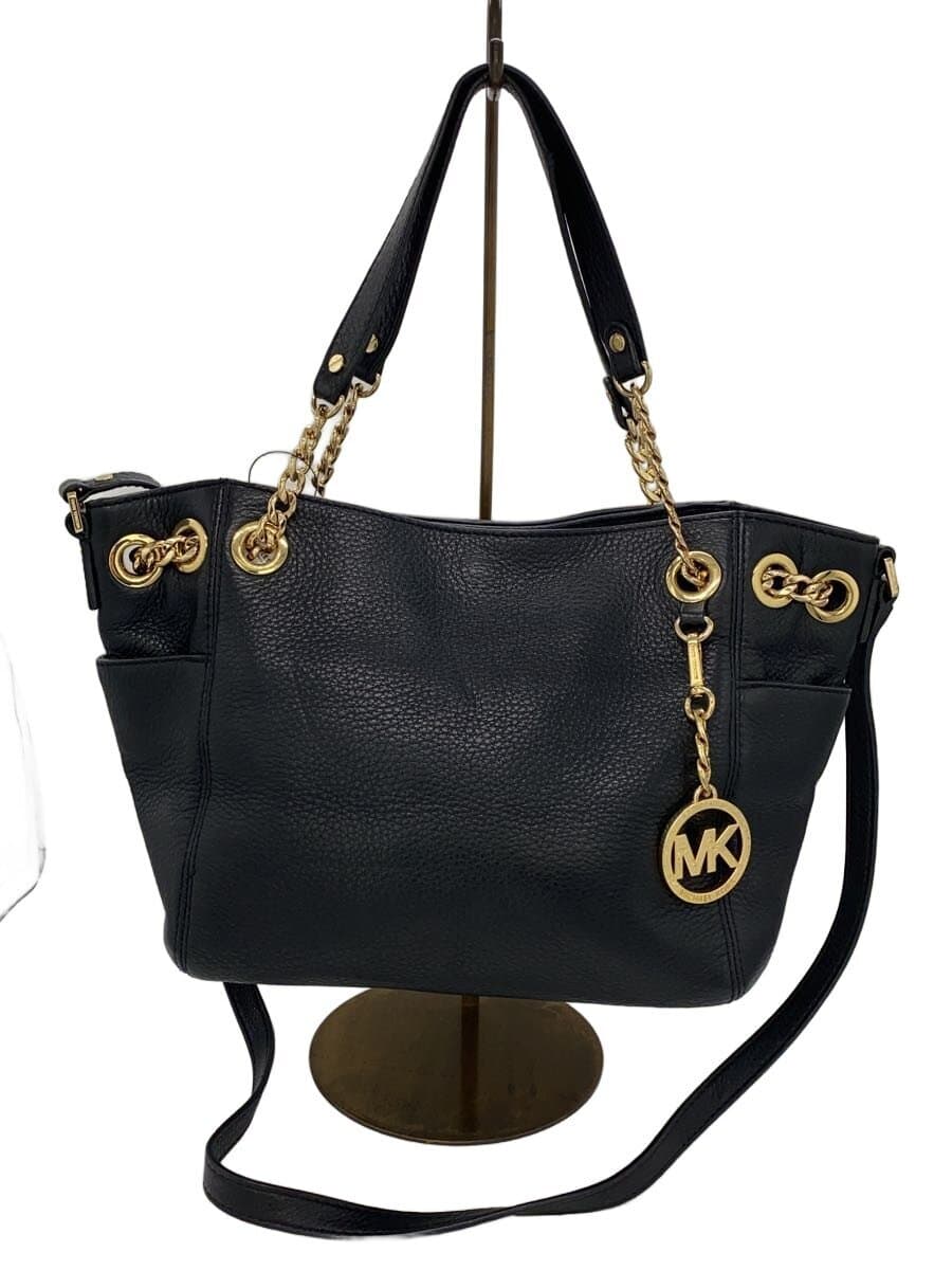 MICHAEL MICHAEL KORS2-Way Shoulder Bag Leather BLK