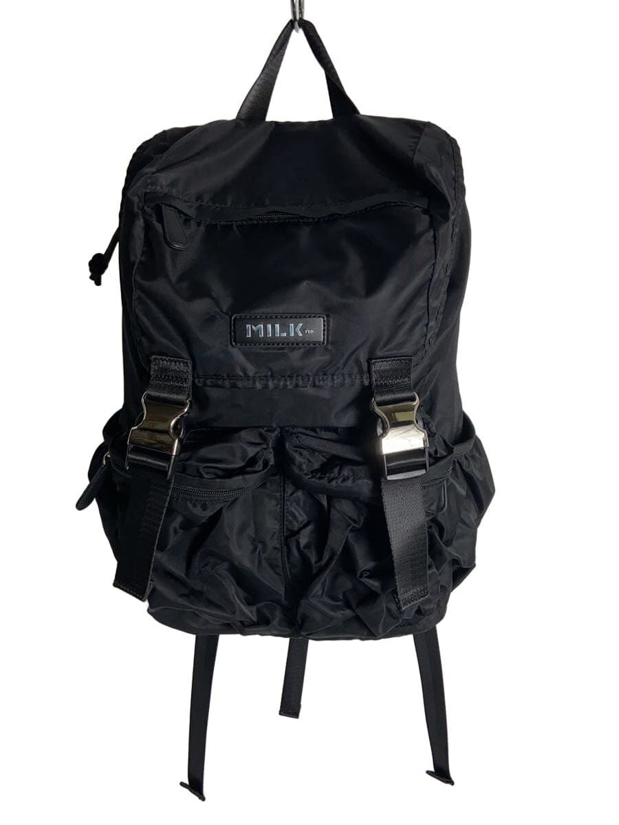 MILK FED. Backpack Backpack Logo Plate Polyester BLK 103241053005