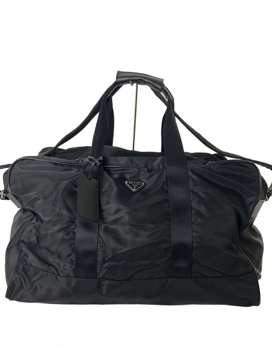 PRADA Boston bag 2WAY Shoulder Nylon BLK