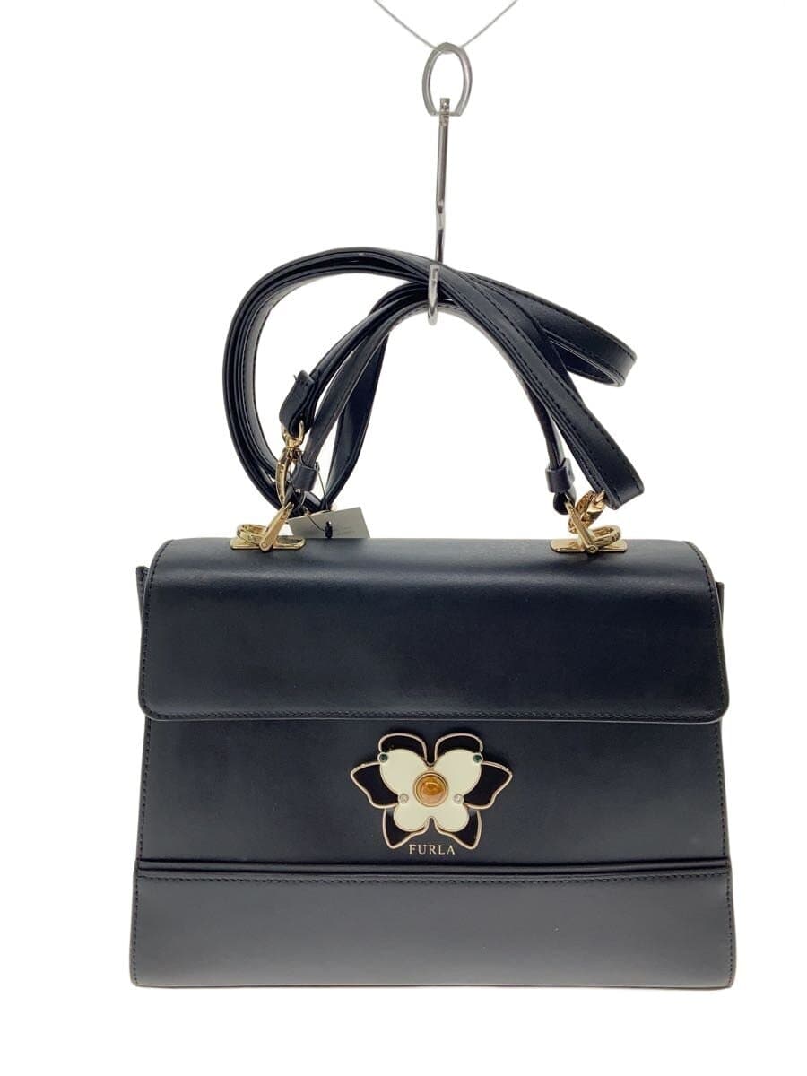 FURLA Shoulder Bag Leather BLK