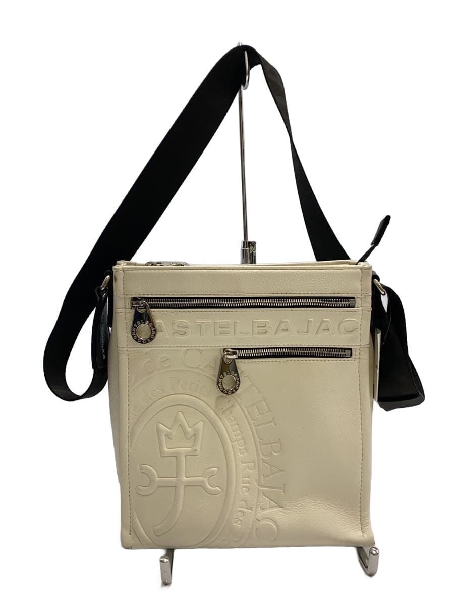 CASTELBAJAC Shoulder Bag Leather WHT