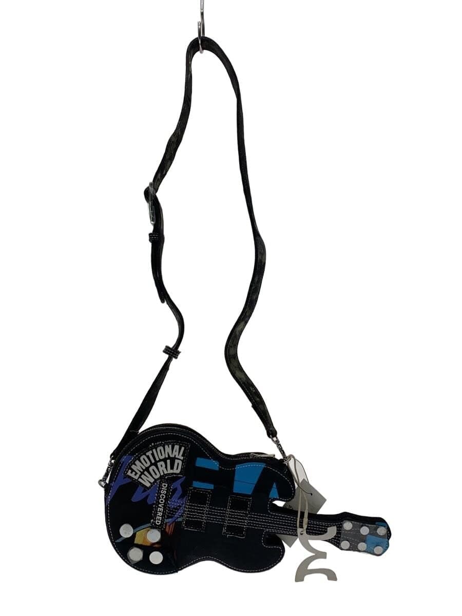 EMOTIONAL WORLD Shoulder Bag -- BLK All-over pattern