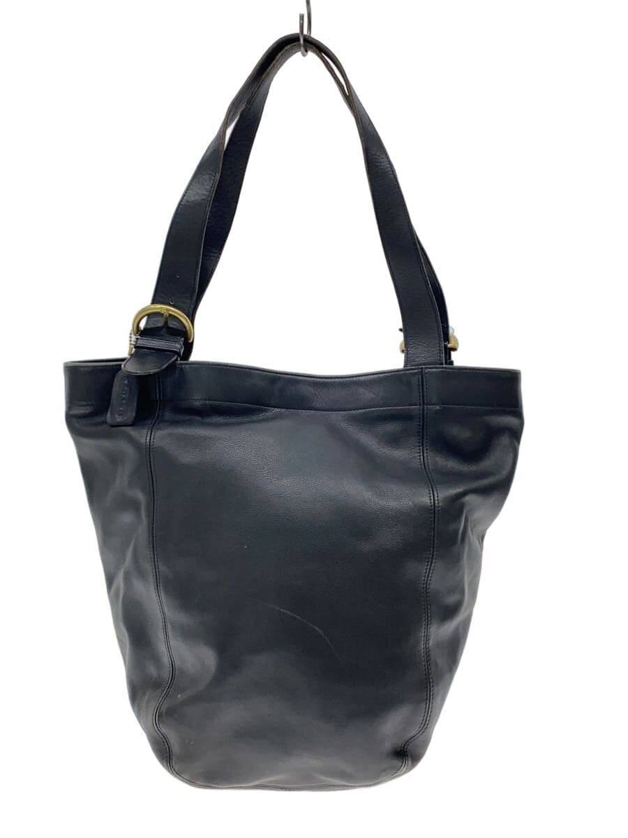 COACH Shoulder Bag Leather BLK