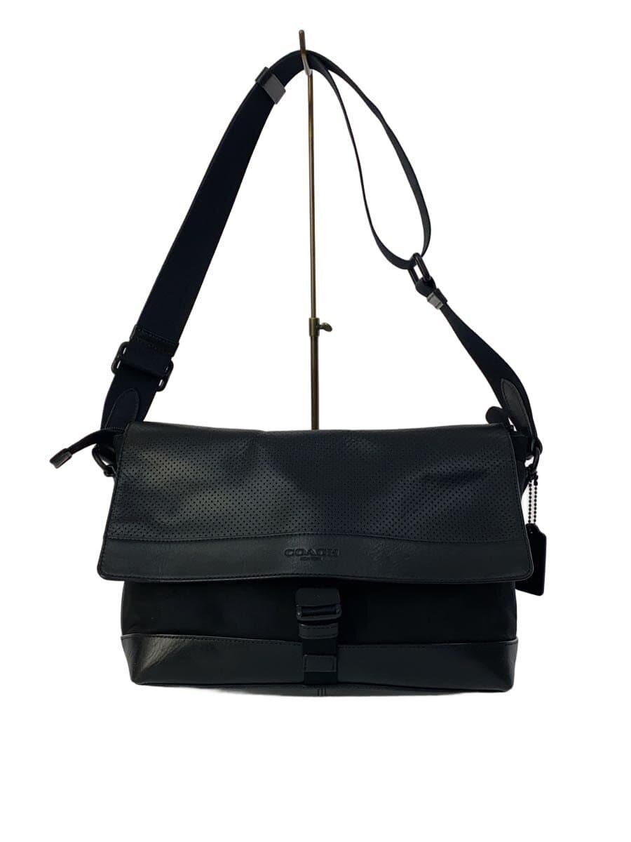 COACH Shoulder Bag Nylon BLK Solid F71968