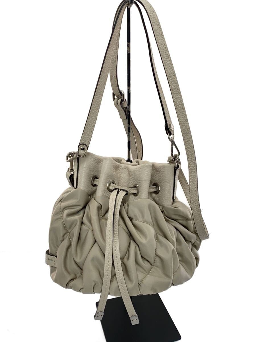 GIANNI CHIARINI Shoulder Bag Leather CRM Solid