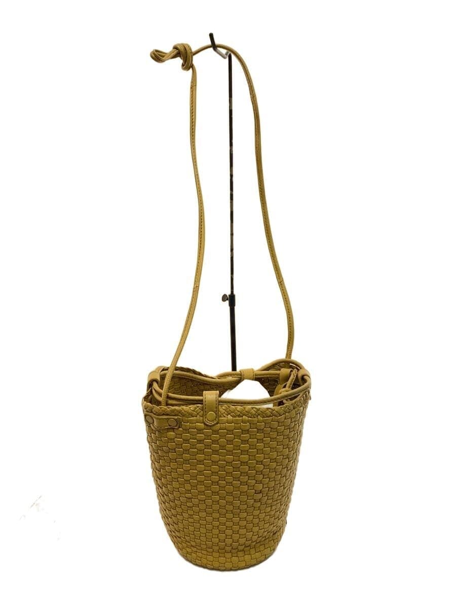 mica della valle Shoulder Bag Leather BEG Solid