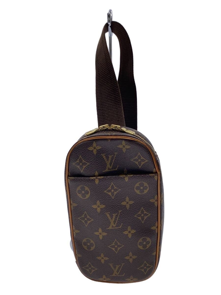 LOUIS VUITTON Pochette Ganjou _Monogram Canvas Canvas BRW Monogram