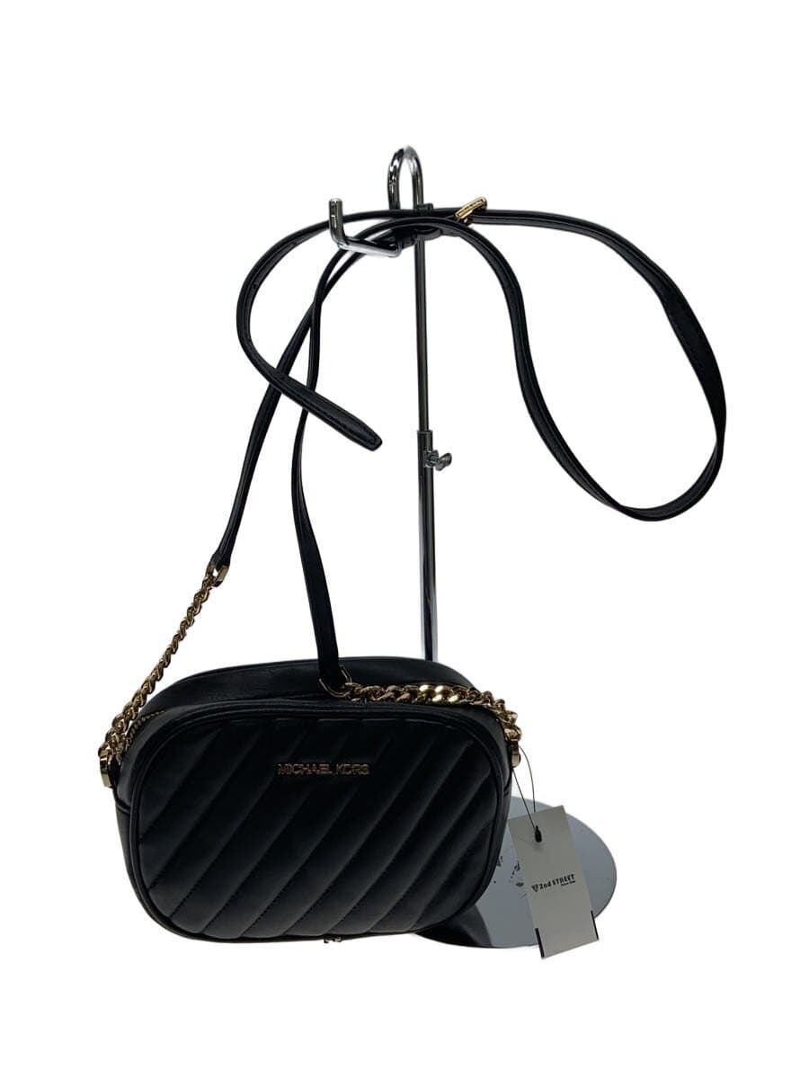 MICHAEL KORS Shoulder Bag Leather BLK 35S1GXOC1U