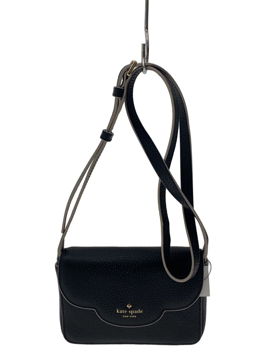 kate spade new york Shoulder Bag Leather BLK Solid