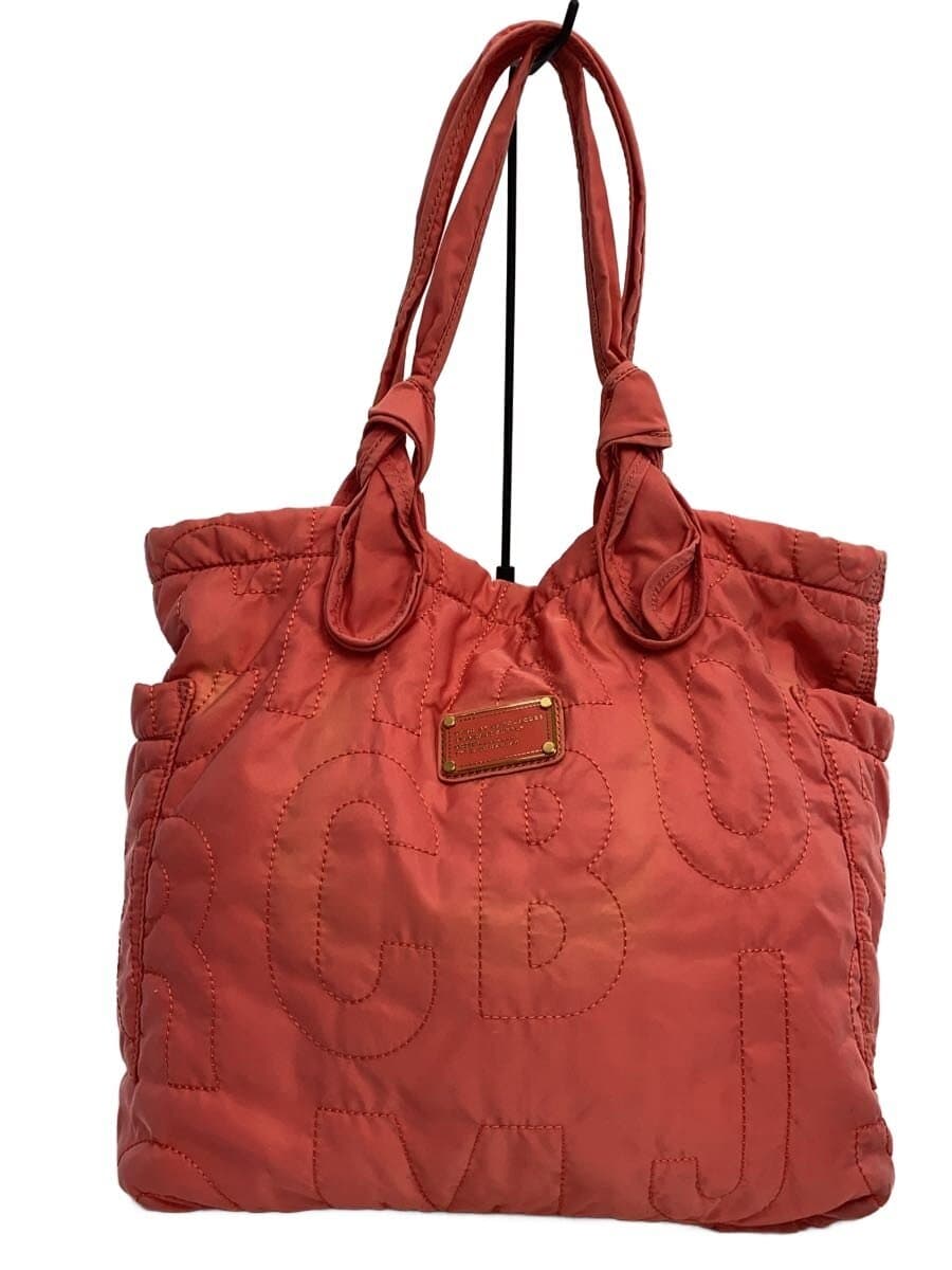 MARC BY MARC JACOBS Tote Bag Nylon Pink Solid M0001394 674 Fade 、With Wear