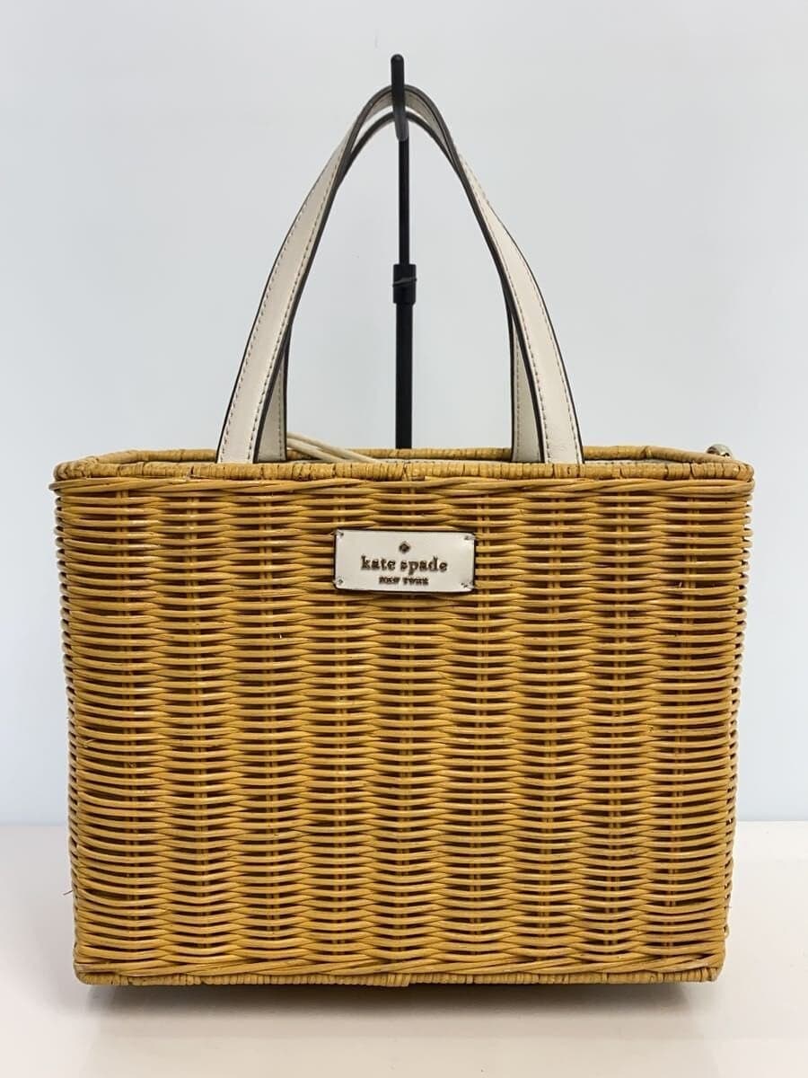 Kate Spade New York basket bag plain M293 2WAY basket shoulder bag shows signs