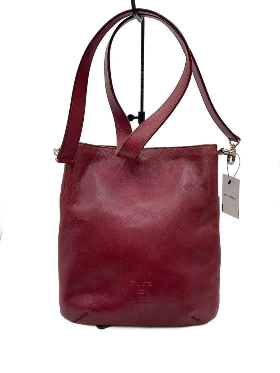 HIROFU Shoulder Bag Wear With Scratches Leather BRD