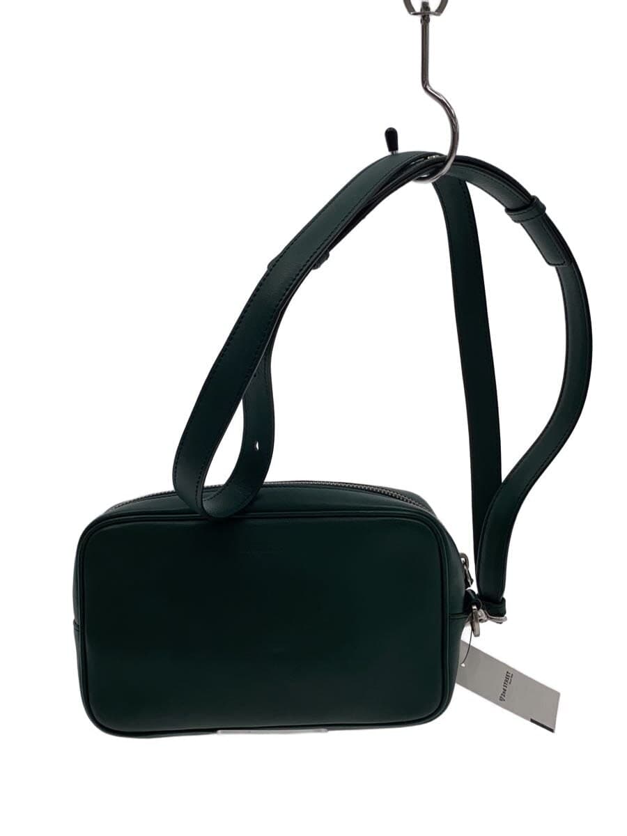 JIL SANDER Shoulder Bag Leather GRN Solid