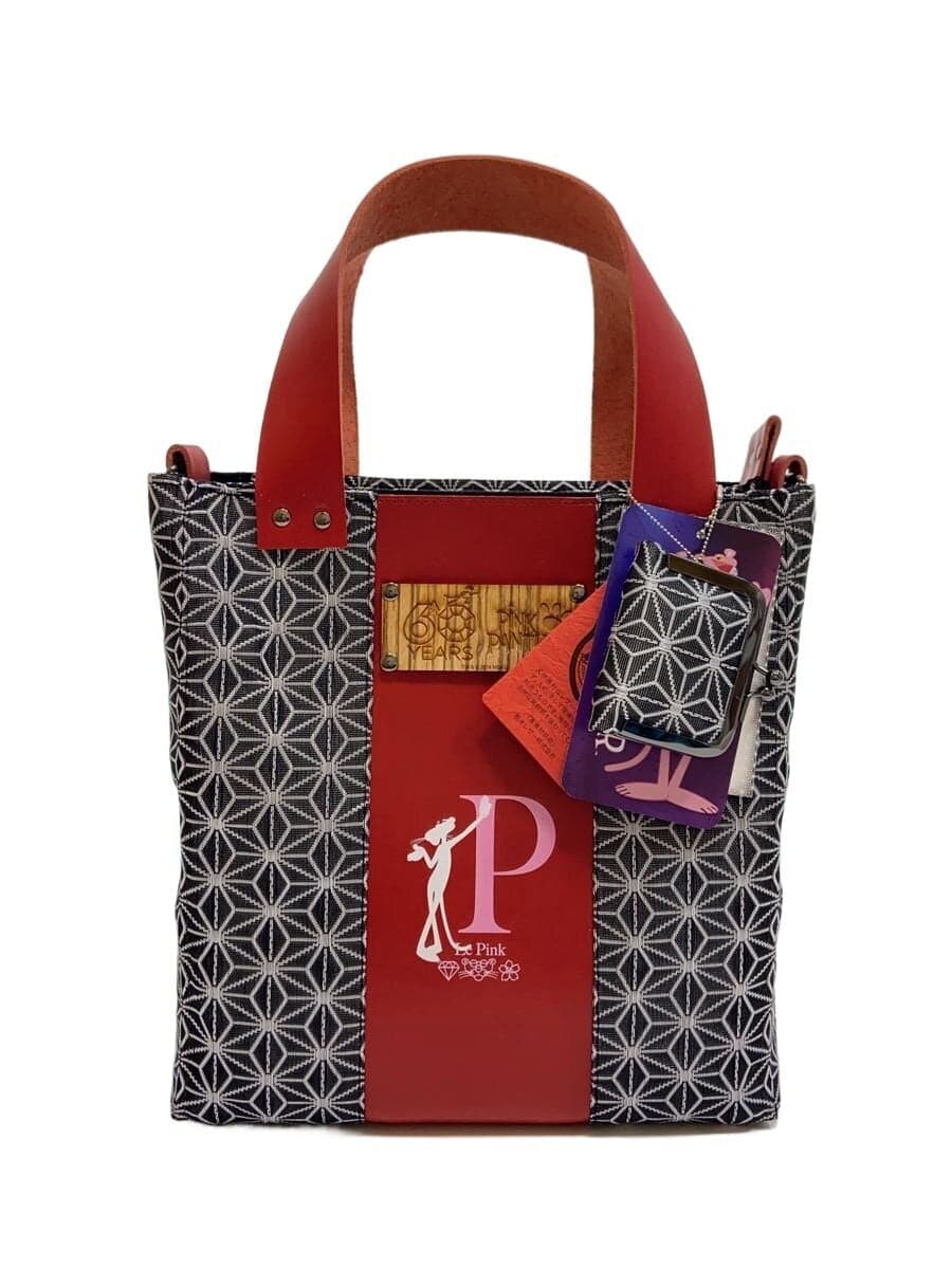 Other Brand Kuzen Pink Panther Shoulder Bag RED All Over Pattern KU-ZEN021