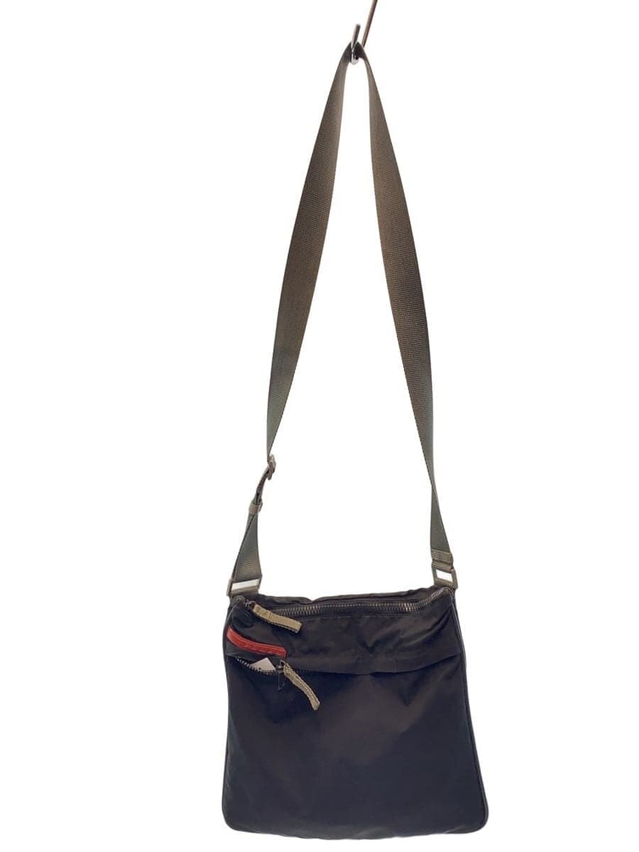 PRADA Shoulder Bag Polyester BLK Solid 4VA031