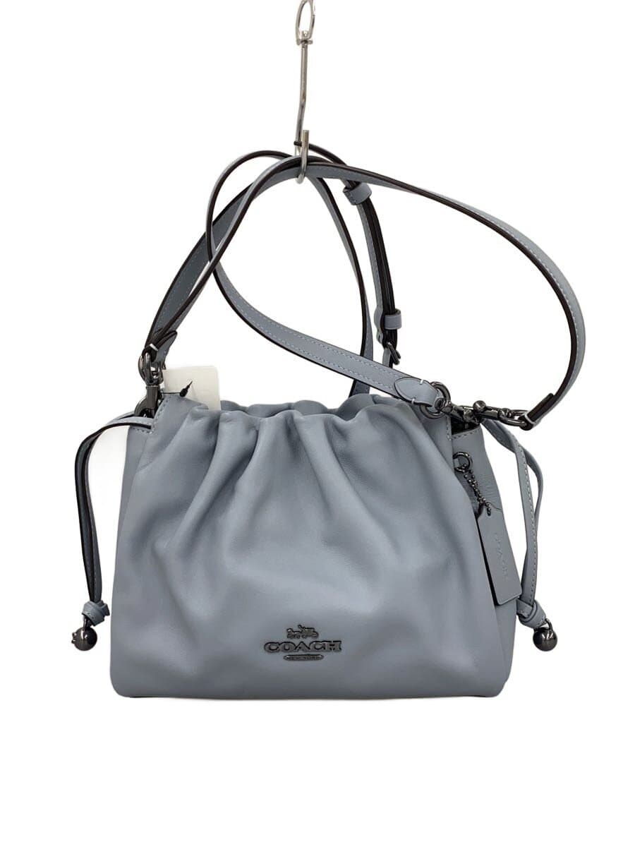COACH Shoulder Bag PVC BLU CT763