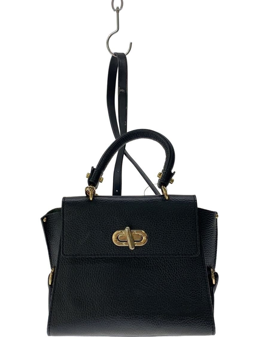 MARCO BIANCHINI Top Handle Bag Leather BLK