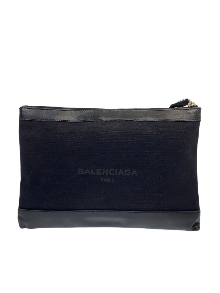 BALENCIAGA Shoulder Bag Cotton Black 373834 1000 A 538735