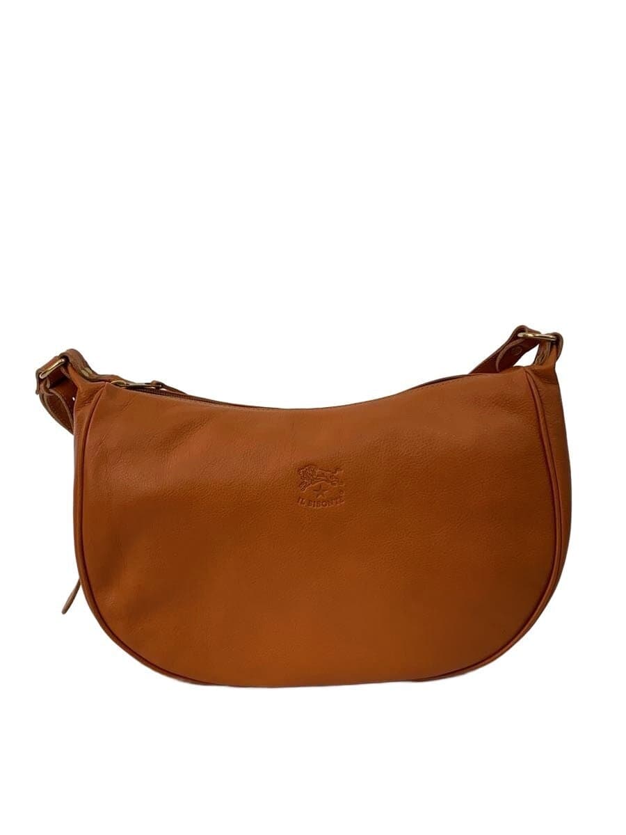 IL BISONTE Shoulder Bag Leather CML Solid