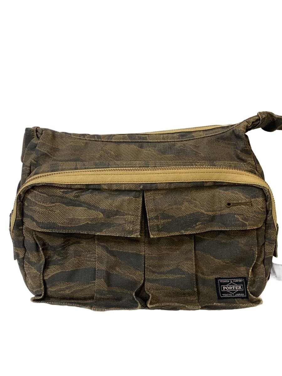 PORTER Shoulder Bag Cotton BRW Camouflage