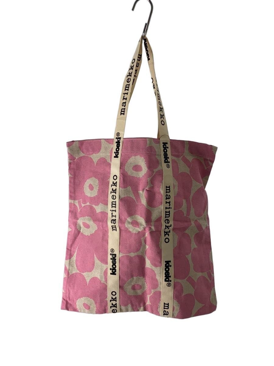 marimekko Tote Bag Cotton PNK carriermidi unikko