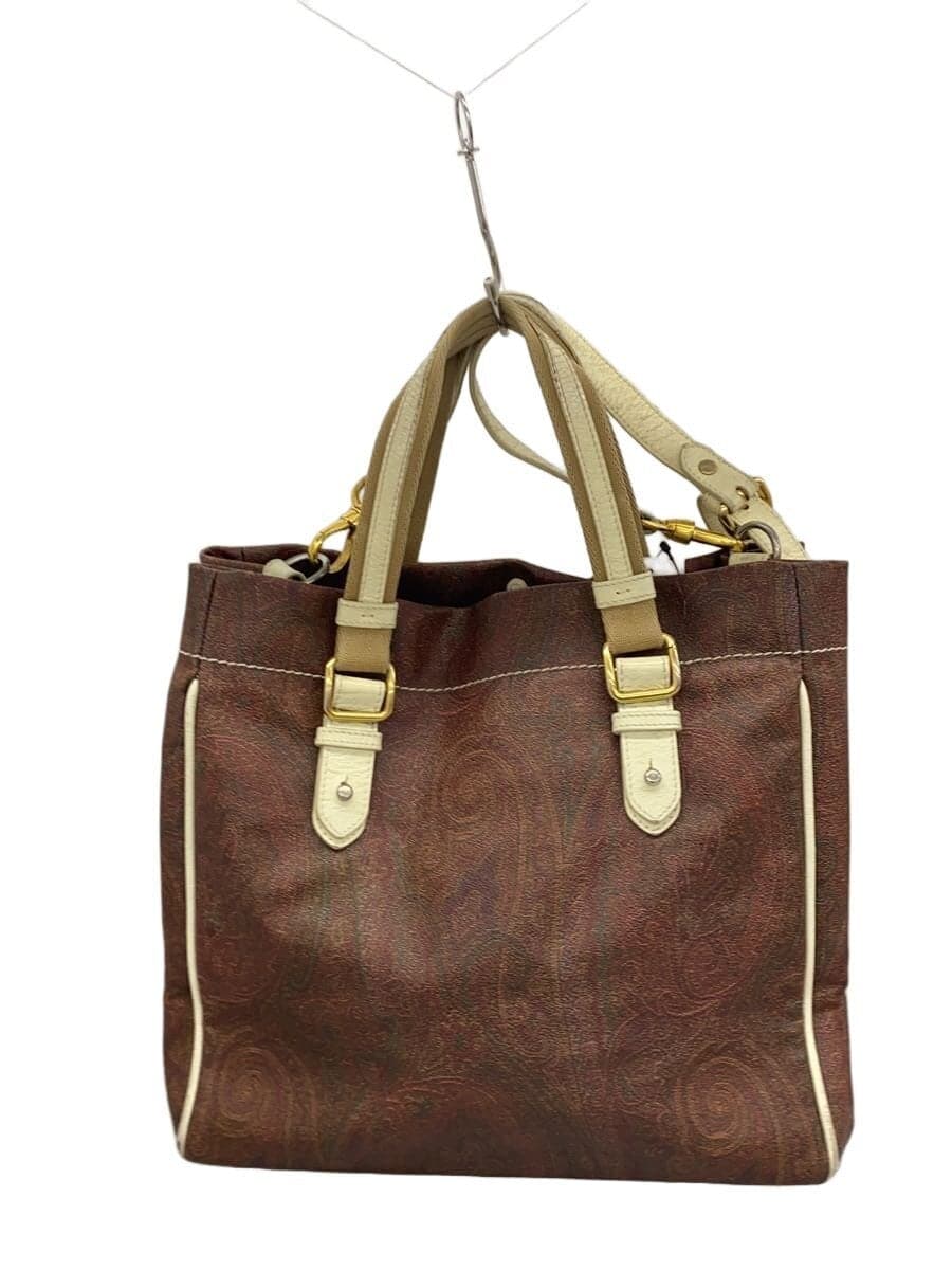 ETRO2-Way Shoulder Bag BRW Paisley Brown